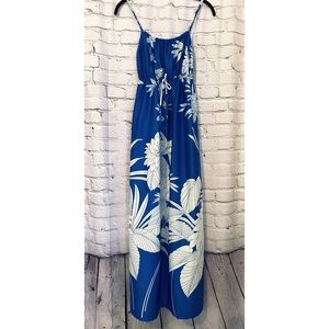 Sears • VTG Tropical Maxi Dress